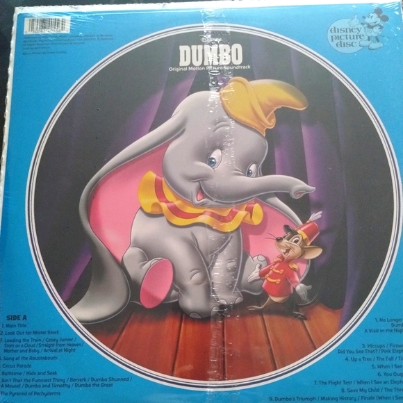 Disney Dumbo Picture Disc - Picture 2 of 3